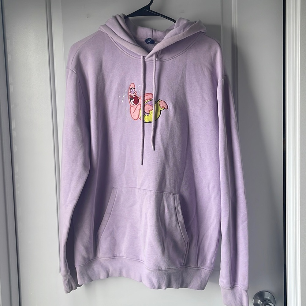 Purple Patrick hoodie